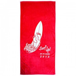 Signature Velour Beach Towel Ivory Touch
