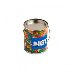 Big PVC Bucket Filled with Jelly Beans 950G (Corp Coloured or Mixed Coloured Jelly Beans)