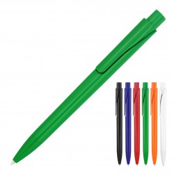Plastic Pen Ballpoint Solid Colours Romana