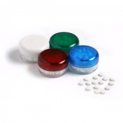 Small Screw Cap Jar (White, Blue, Red or Green Lids)